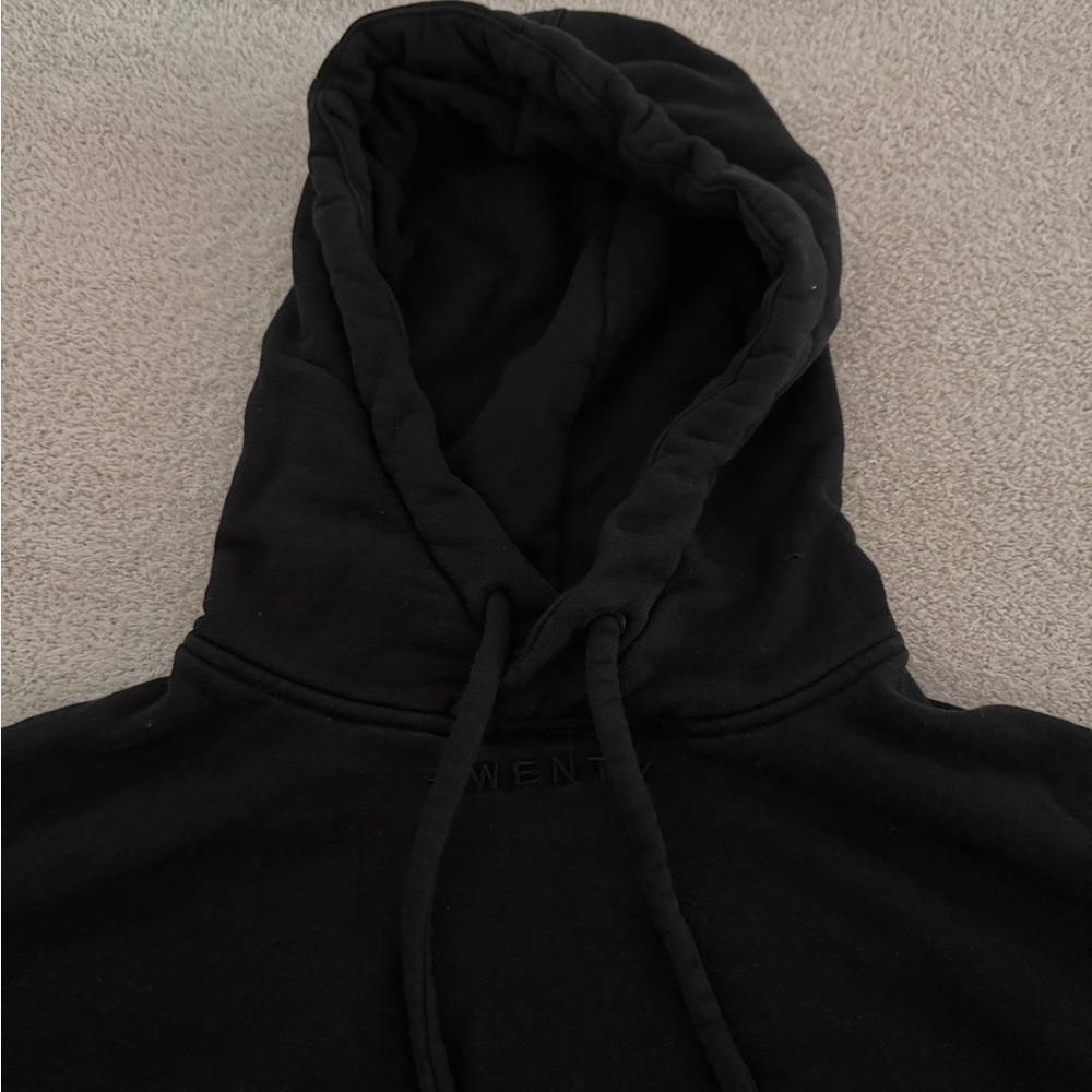 Twenty Black Hoodie Sweatshirt